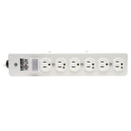 TRIPP LITE Hospital-Grade Surge Protector Medical Power Strip, 6 Outlets, Right-Angle NEMA 5-15PHG Plug, 6 Foot / 1.8M Cord, 1050 Joule Protection, (SPS606HGRA)