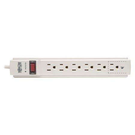 TLP606 Surge Suppressor, 6 Outlets, 6 ft Cord, 790 Joules, Light Gray, Sold as 1 Each, 15PACK , Total 15 Each