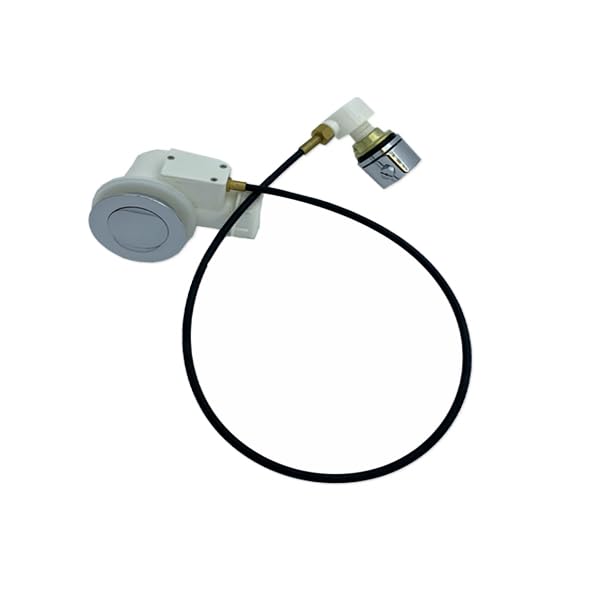 Pedicure Spa Parts REPLACEMENT Sprayer Head/3-way Faucet/Overflow Kit/P-Trap/Spa Led Light/Power Control/Air Button/UPC Hot Cold Hose/Drain Pump (White - Complete Drain Pump Kit)