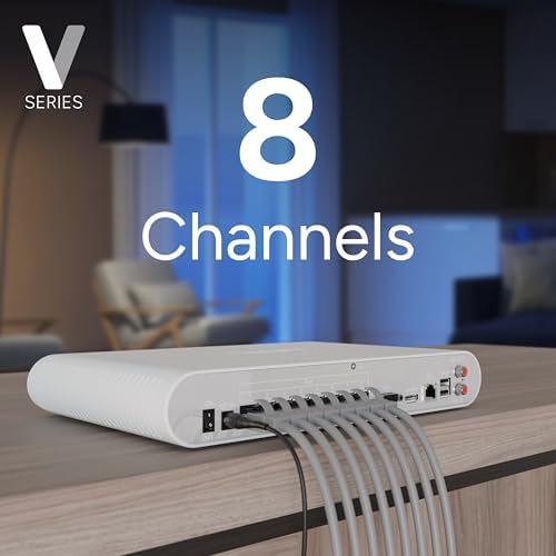 Lorex Connect App | V-Series | 8Ch 4K NVR System | 7 V3 Bullet IP Cameras
