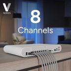 Lorex Connect App | V-Series | 8Ch 4K NVR System | 7 V3 Bullet IP Cameras