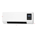 Wall Mount Air Cooler Fan, 2-in-1 Heated & Cooled Breeze Device, Energy Efficient Quiet Operation, Easy Installation for Bedroom Office Home Use