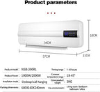 Evaporative Coolers Energy-Saving Wall-Mounted Portable Air Conditioner Heating Fan Home Dormitory Timing Free Installation Remote Control AC-07