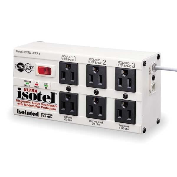 TRPISOBAR6 - Tripp Lite Isobar 6 Outlet 120V Surge Suppressor