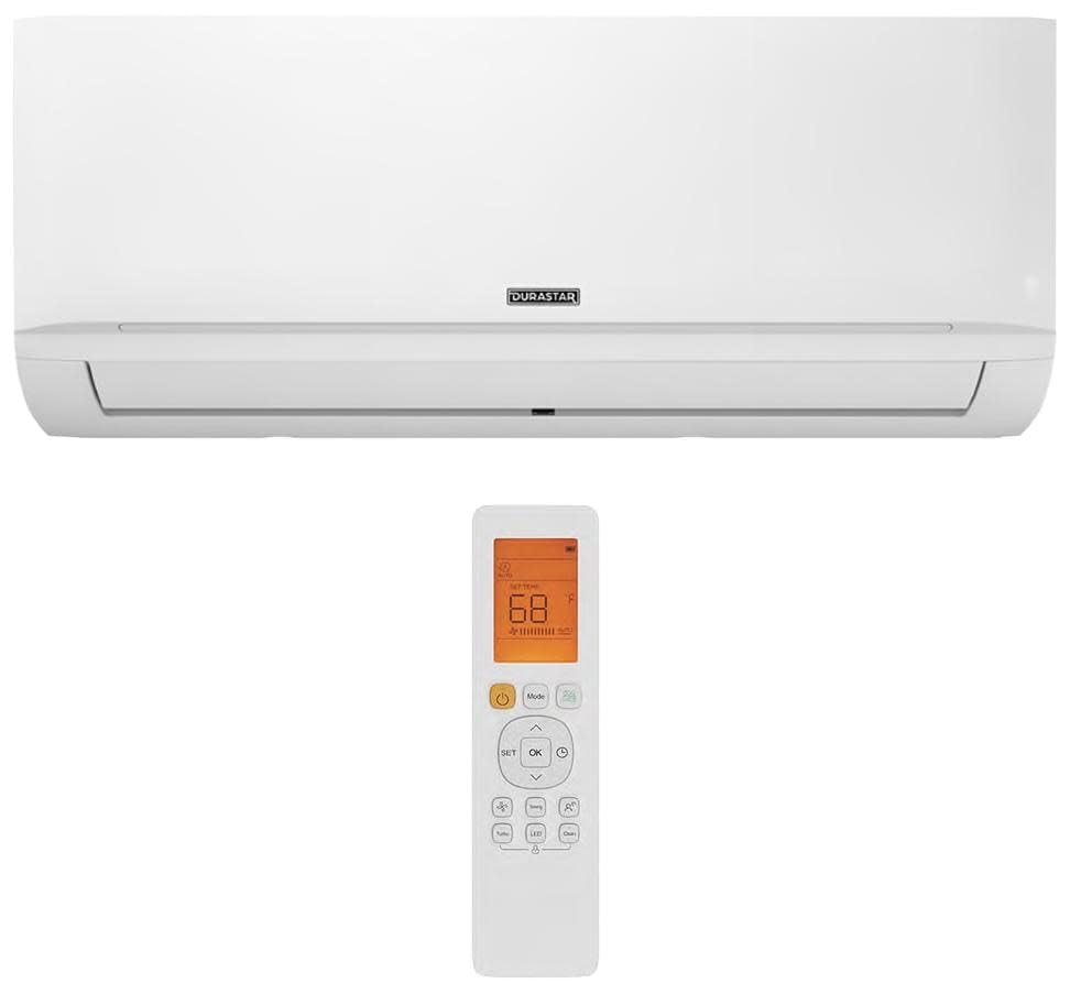 Durastar DRAW12F1B 12,000 BTU Cooling / 12,000 BTU Heating Mini Split Wall Mount Indoor Unit