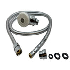 Pedicure Spa Parts REPLACEMENT Sprayer Head/3-way Faucet/Overflow Kit/P-Trap/Spa Led Light/Power Control/Air Button/UPC Hot Cold Hose/Drain Pump (White - Complete Drain Pump Kit)