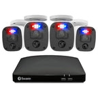 Swann 1080P Wired Security Camera System, 4 Cameras 8 Channel DVR, 1TB HDD