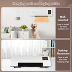 2-in-1 Wall Mount Air Cooler & Heater Fan, Energy Efficient Quiet Breeze Device for Home, Office & Bedroom, Easy Installation, Ideal for Year-Round Comfort