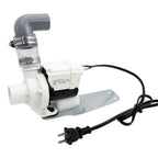 Pedicure Spa Parts REPLACEMENT Sprayer Head/3-way Faucet/Overflow Kit/P-Trap/Spa Led Light/Power Control/Air Button/UPC Hot Cold Hose/Drain Pump (White - Complete Drain Pump Kit)