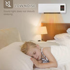 2-in-1 Wall Mount Air Cooler & Heater Fan, Energy Efficient Quiet Breeze Device for Home, Office & Bedroom, Easy Installation, Ideal for Year-Round Comfort