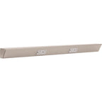 Task Lighting TR Series Angle Power Strip, 18 inch, 2 Dual Receptacles, Satin Nickel