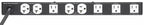 Lowell ACSPR-2009-VTE PDU with 9 (15/20A) Outlets, Advanced Multi-Stage Surge Suppression Up to 72,000A, Over-Under Voltage Protection; 120VAC, 60Hz, 20A; 9 Ft Attached Cord for Termination