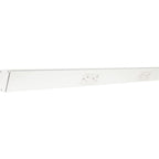 Task Lighting TR Series Angle Power Strip, 18 inch, 2 Dual Receptacles, Satin Nickel