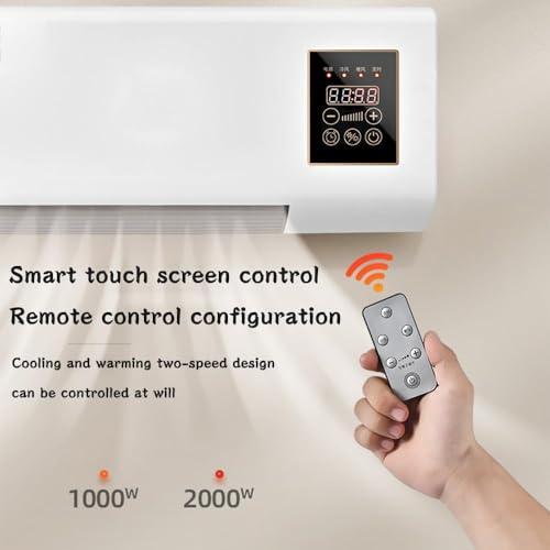 Portable Mini AC Unit with Heating & Cooling, Quiet Operation for Home Office, Remote Control, Wall or Stand Mountable, Compact Design for Year-Round Comfort，，