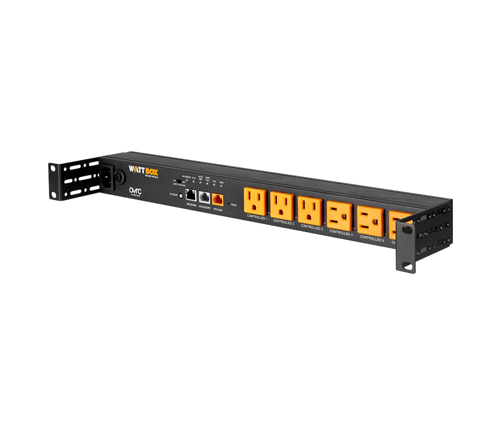 800 Series Power Conditioner with 6 Metered & Individually IP Controlled Outlets (WB-800-IPVM-6)