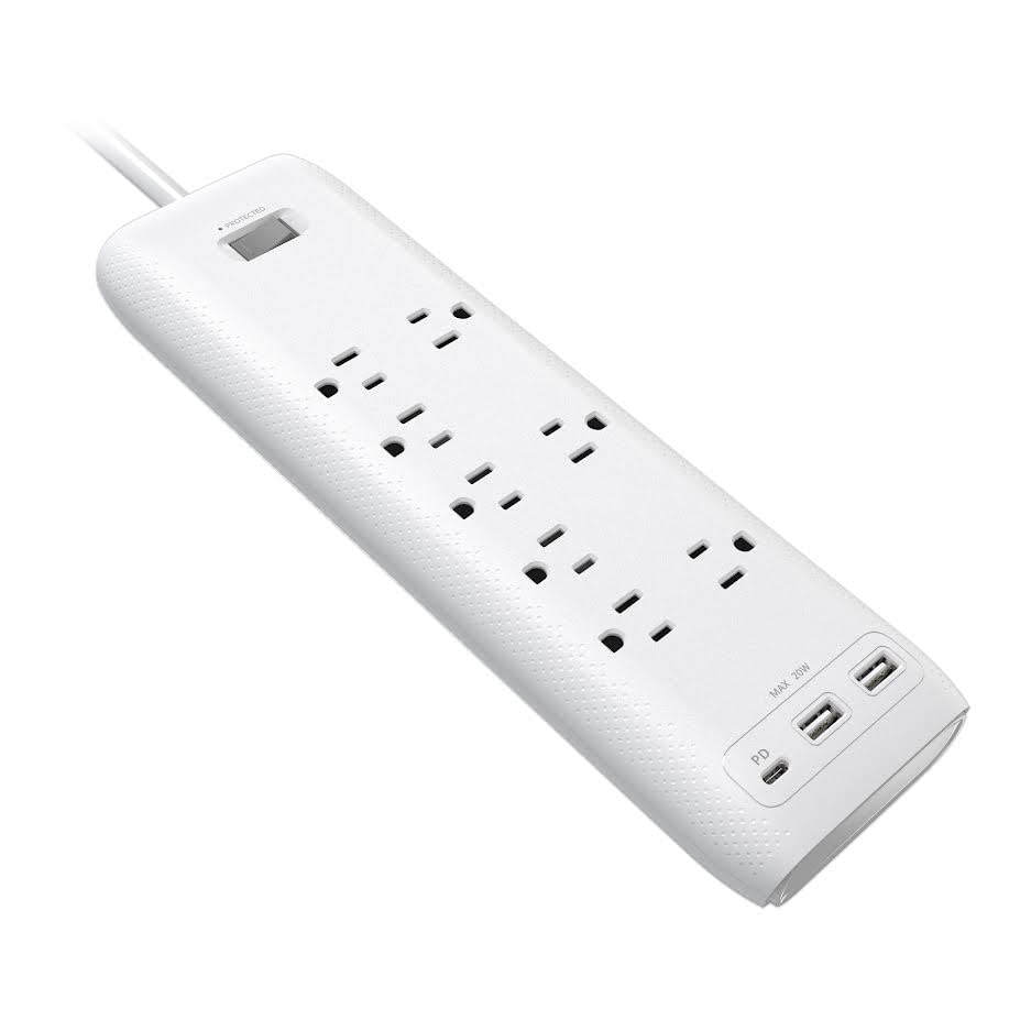 11-Outlet 2160J Rackmount Surge Protector PDU w/LED Lights & 10ft Cord, CPPDU511