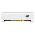 Household Air Heater, Wall-Mounted Bathroom Waterproof Electric Heater Heating and Cooling Dual-Use Energy-Saving Heater for Indoor Outdoor Office Patio Conservatory,White