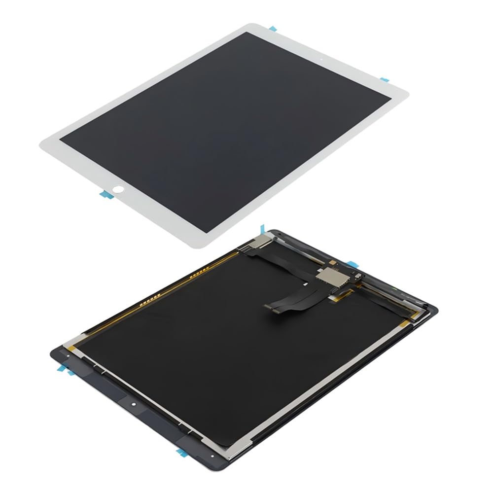 for iPad Pro 2015 LCD Screen Replacement 2015 A1584 A1652 12.9" 1st Gen Display Touch Digitizer Assembly (White+Tools)