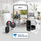 Swann 1080P Wired Security Camera System, 4 Cameras 8 Channel DVR, 1TB HDD