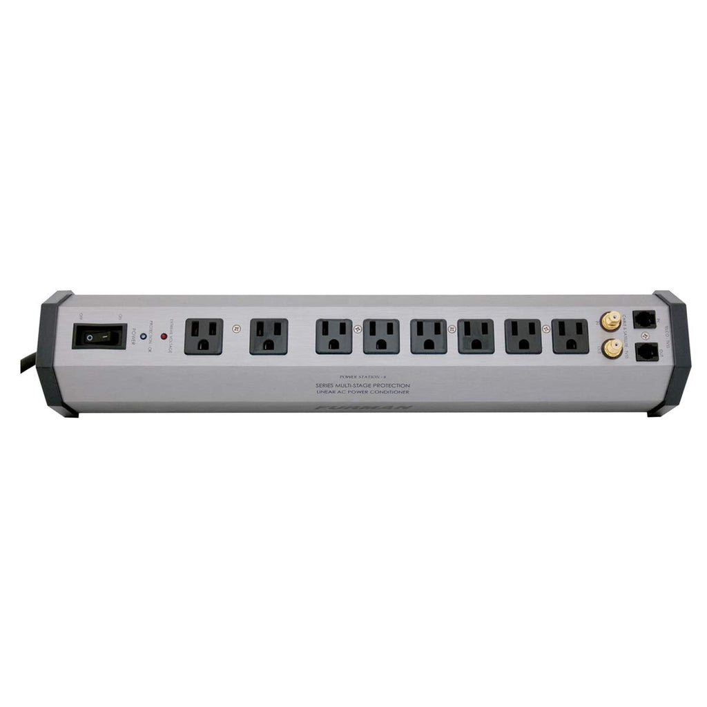 Furman PST-8 Power Station 8-Outlet Surge Protector, SMP Lift EVS 15A