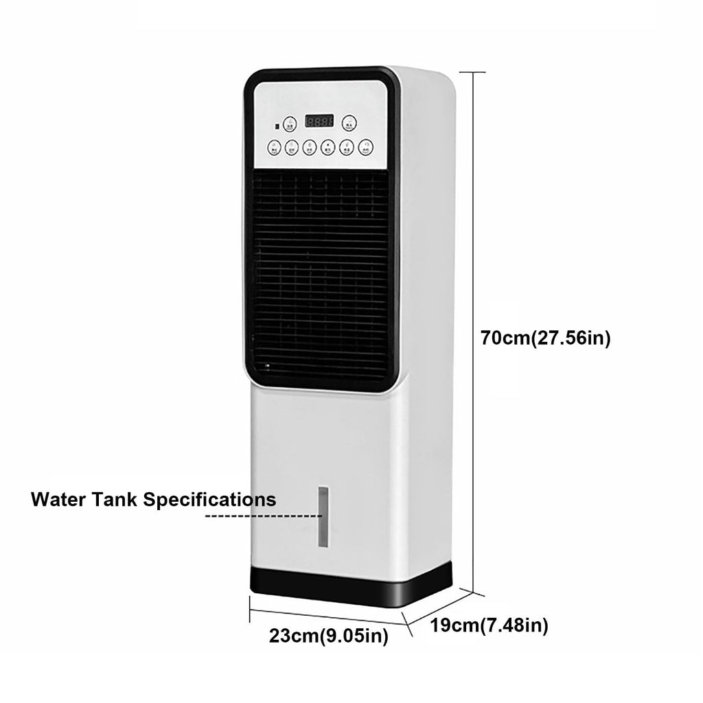 Evaporative Air Cooler, Portable Cooling and Heating Air Conditioners Heating Syste, Cooling Fan/Space Heater, Comes with a Remote Control for Timed Wide-Angle Airflow