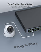ANNKE 16 Channel Security Camera System 4K PoE, Smart Dual Light, 4TB HDD