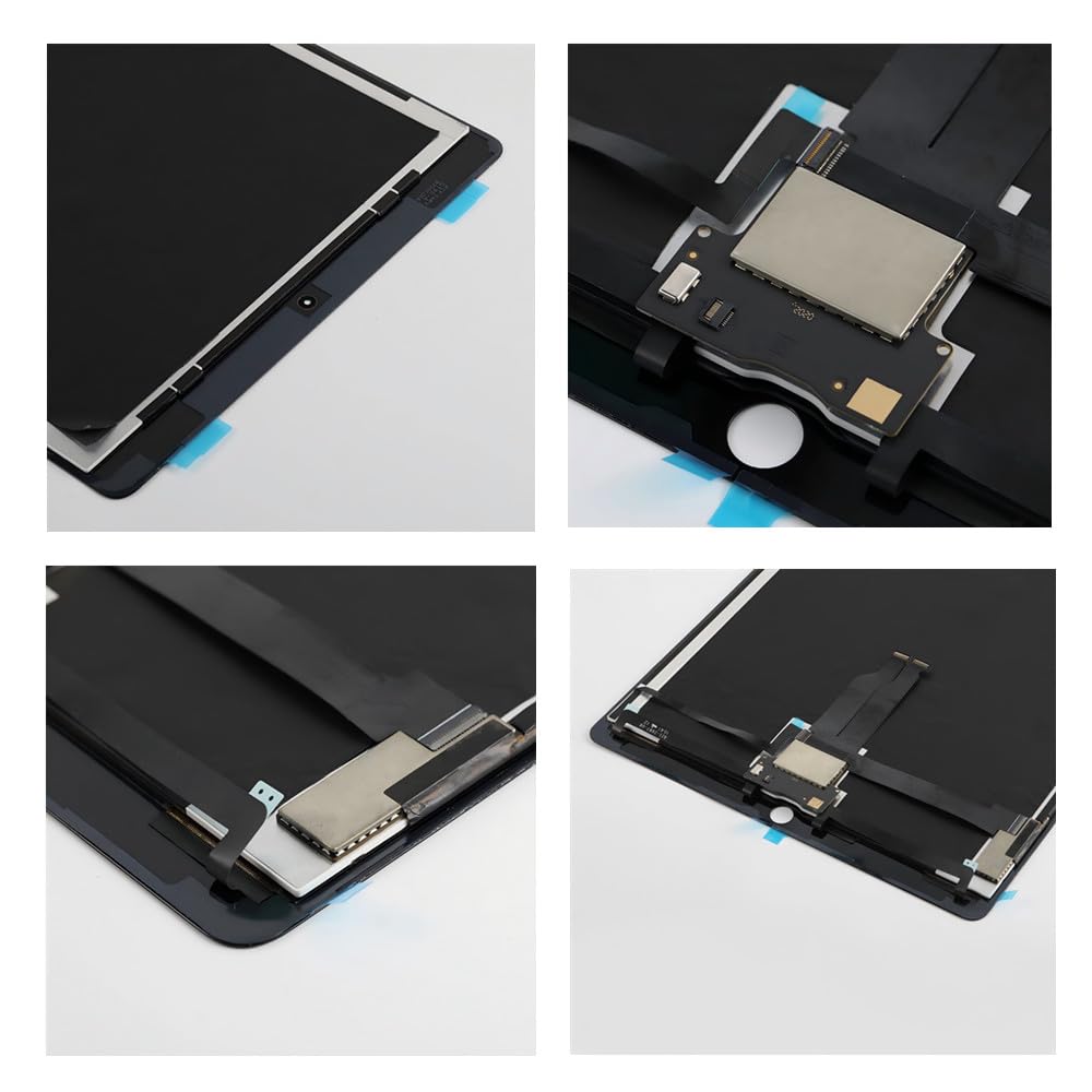 for iPad Pro 2015 LCD Screen Replacement 2015 A1584 A1652 12.9" 1st Gen Display Touch Digitizer Assembly (White+Tools)