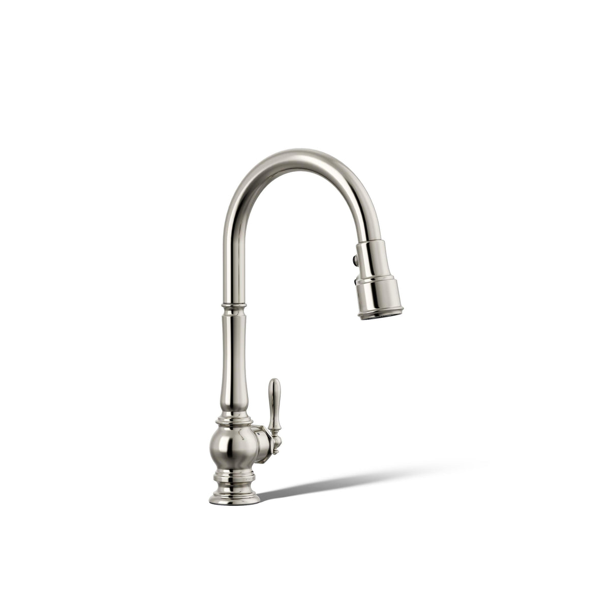 Kohler 29709-AF Artifacts Touchless Pull-Down Kitchen Sink Faucet with Three-Funtion Sprayhead, Vibrant French Gold