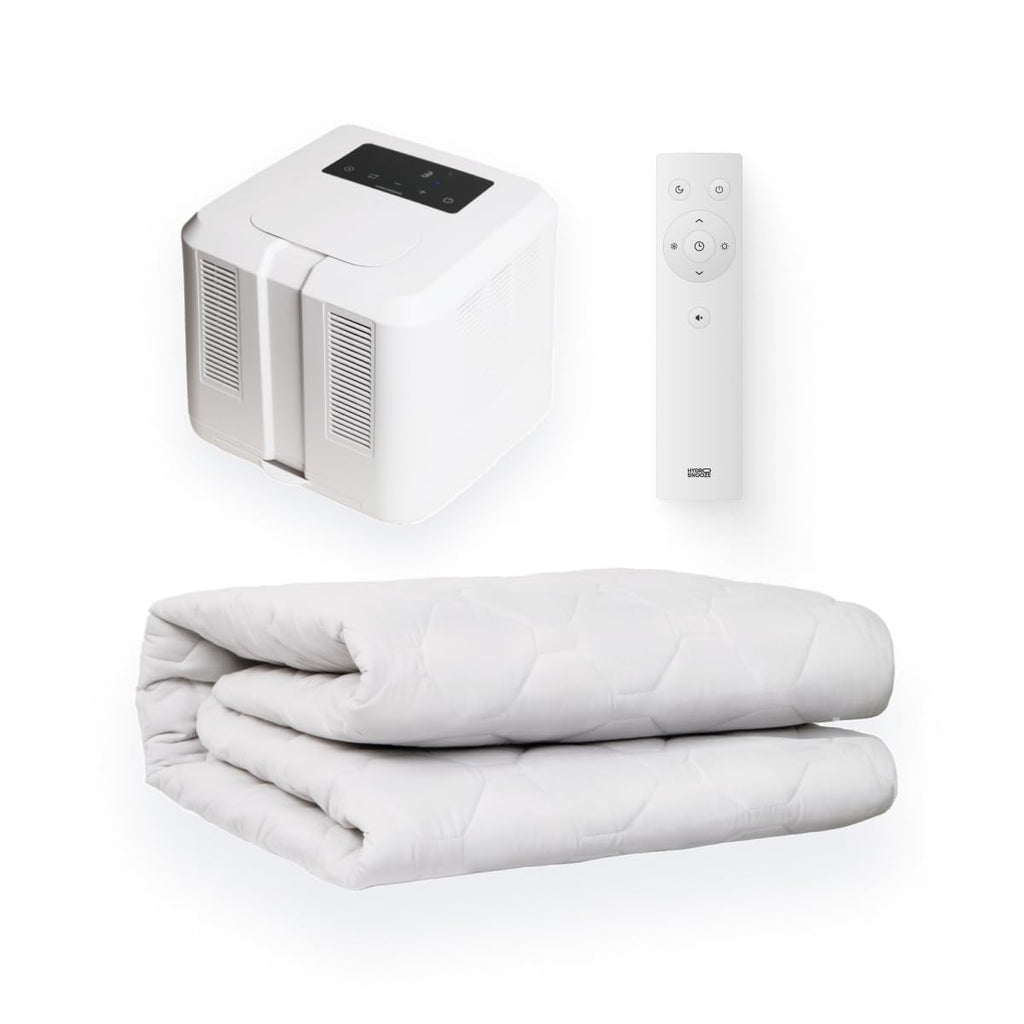 HydroSnooze Water Cooling & Heating Mattress Pad, Temperature Control Bed Cooling System, Cooling Mattress Topper Perfect for Hot Sleepers,Temp Range of 59-131°F, King Bed Size (71" W x 79" L)