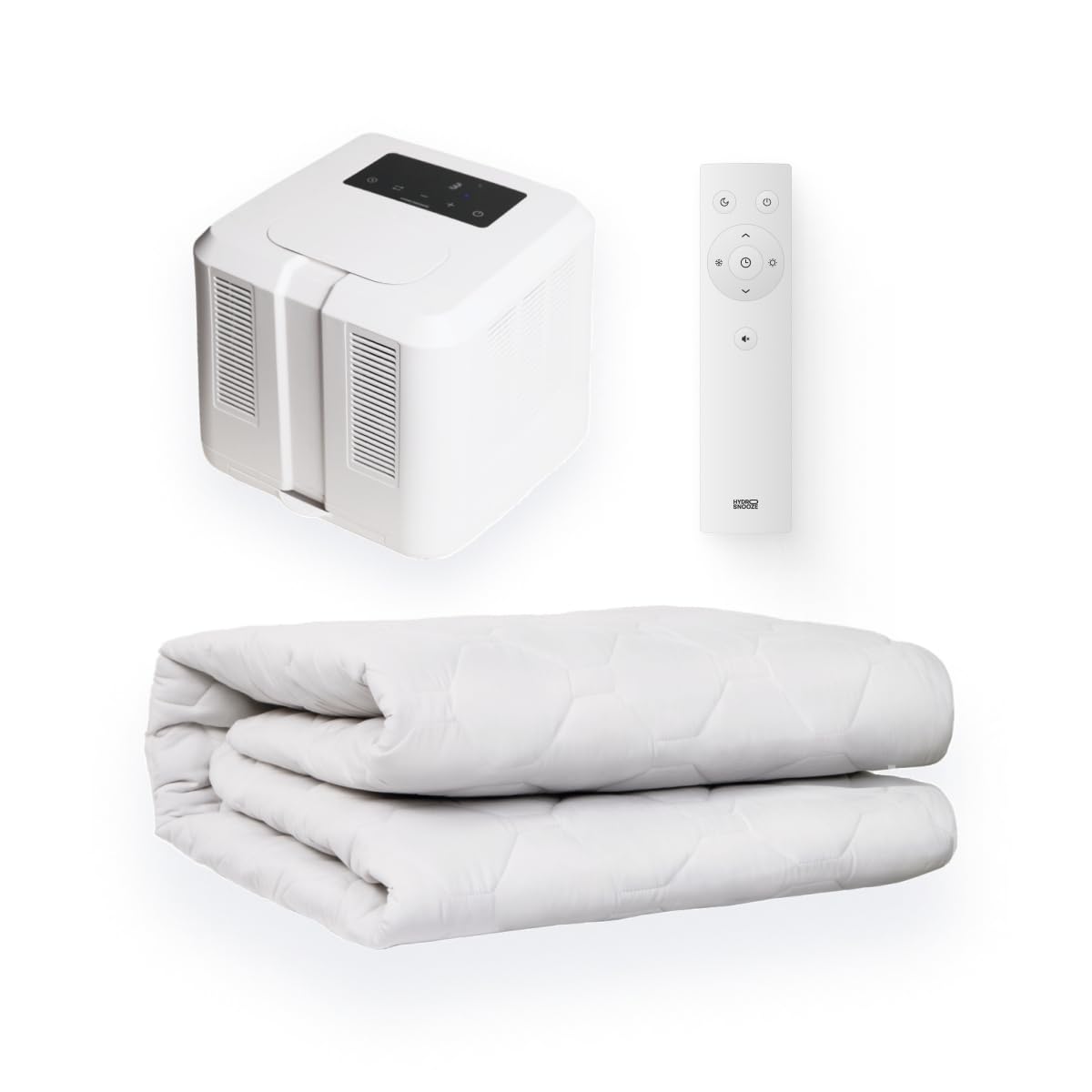 HydroSnooze Water Cooling & Heating Mattress Pad, Temperature Control Bed Cooling System, Cooling Mattress Topper Perfect for Hot Sleepers,Temp Range of 59-131°F, King Bed Size (71" W x 79" L)
