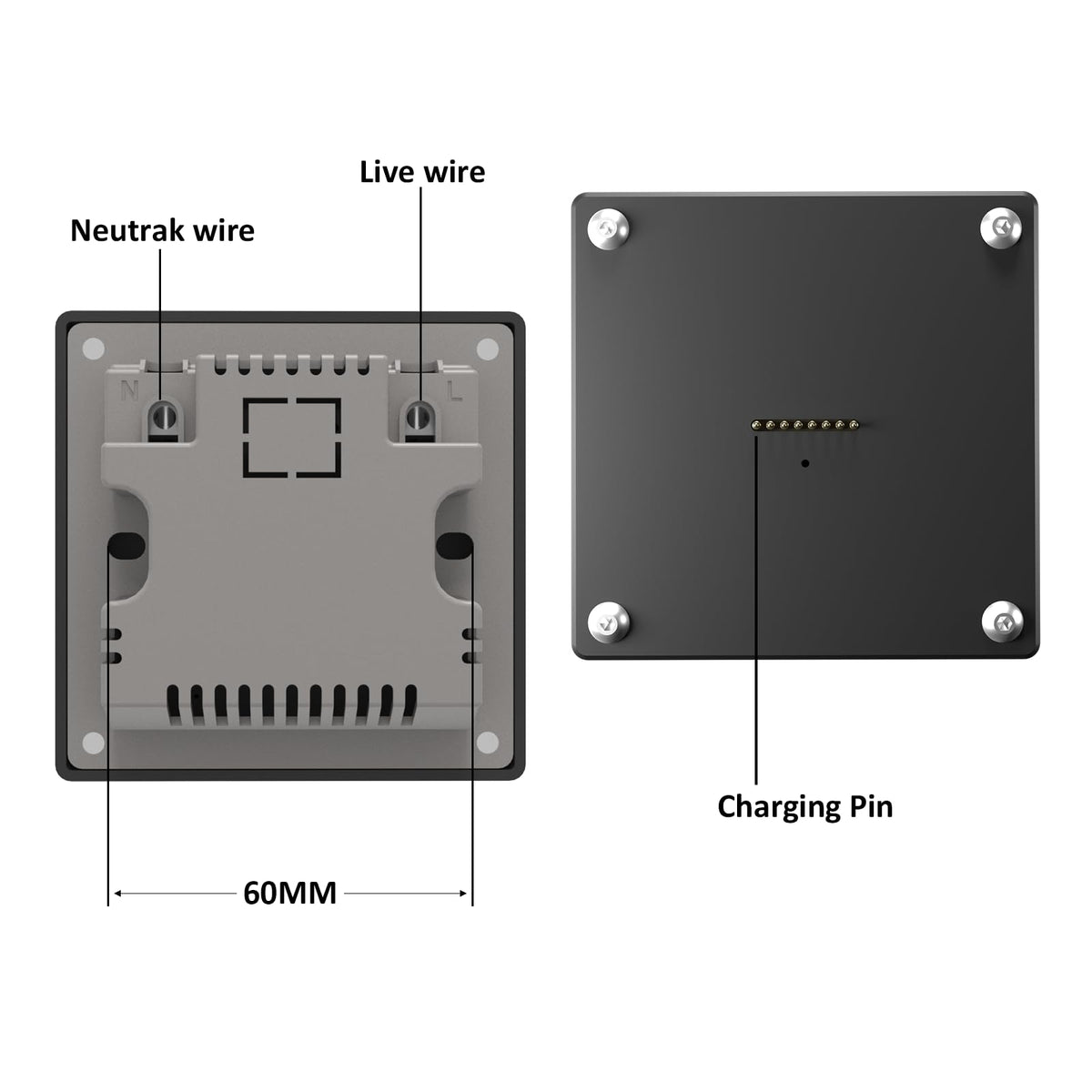 Wall Mount Charging Kit for Samsung Galaxy Tab S9 & S9 FE (10.9-inch) &S10 FE – Magnetic Tablet Wall Mount with 15W Fast Charging, Custom Protective Case, Smart Home Hub Ready, AC Powered