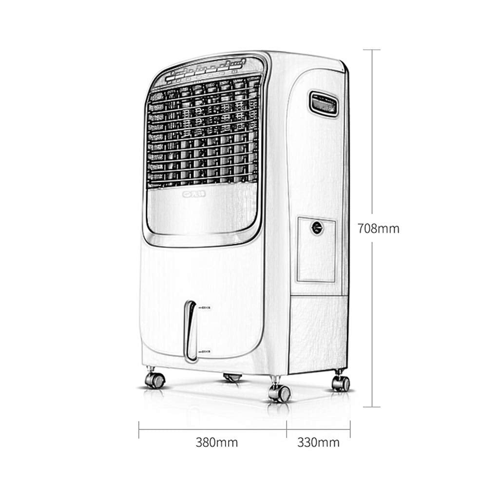 Household Air-Conditioning Fan Portable Heater Cooling and Heating Fan with Remote Control and Timer Function Humidity Balance Home/Commercial