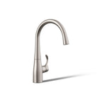 KOHLER Simplice Kitchen Sink Faucet w Pull Down Sprayer, Vibrant Stainless