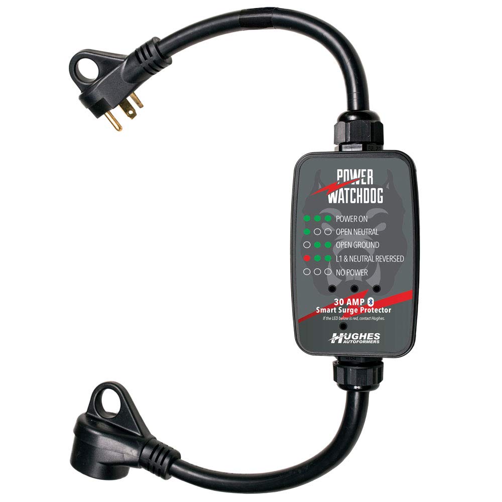 Power Watchdog PWD30 Bluetooth Surge Protector, 30A, Portable, 14 Inch