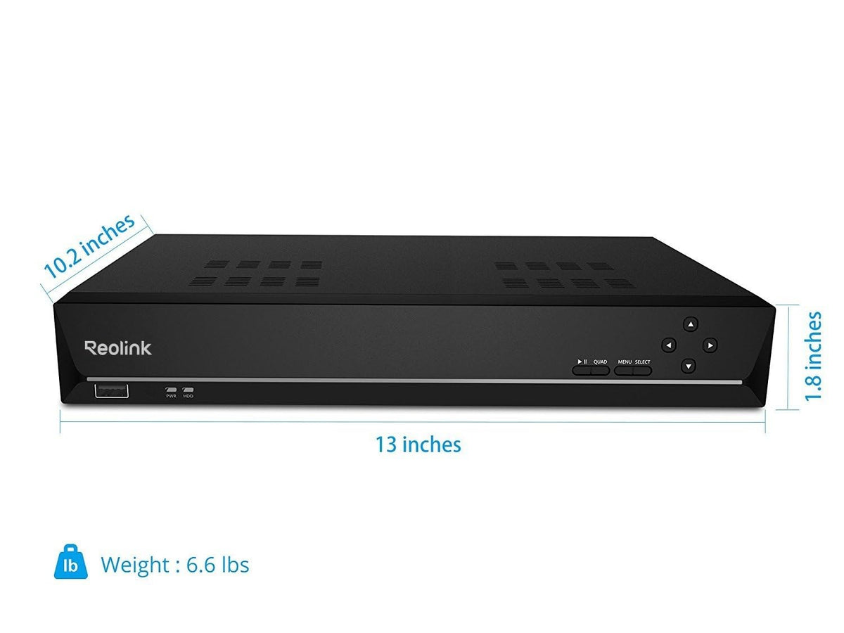 REOLINK RLN16-410 16CH NVR Network Video Recorder PoE Security System