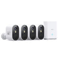 aosu 2K QHD Battery Security Cameras Wireless Outdoor System, 4-Cam-Kit