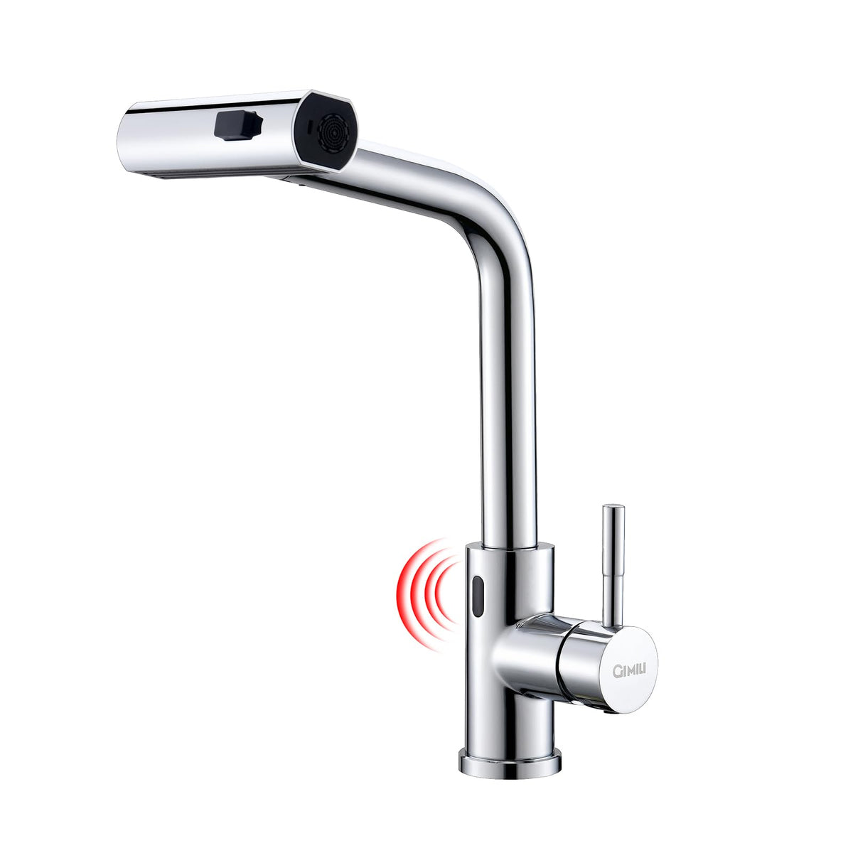 GIMILI Touchless Kitchen Sink Faucet with Pull Down Sprayer 15 Inch