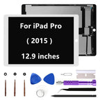 for iPad Pro 2015 LCD Screen Replacement 2015 A1584 A1652 12.9" 1st Gen Display Touch Digitizer Assembly (White+Tools)