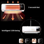 Wall-Mounted Remote Air Conditioner Fan,Electric Heating Machine,3000W Power,Cooler & Heater for Living Room,Bathroom,Natural Cold Wind
