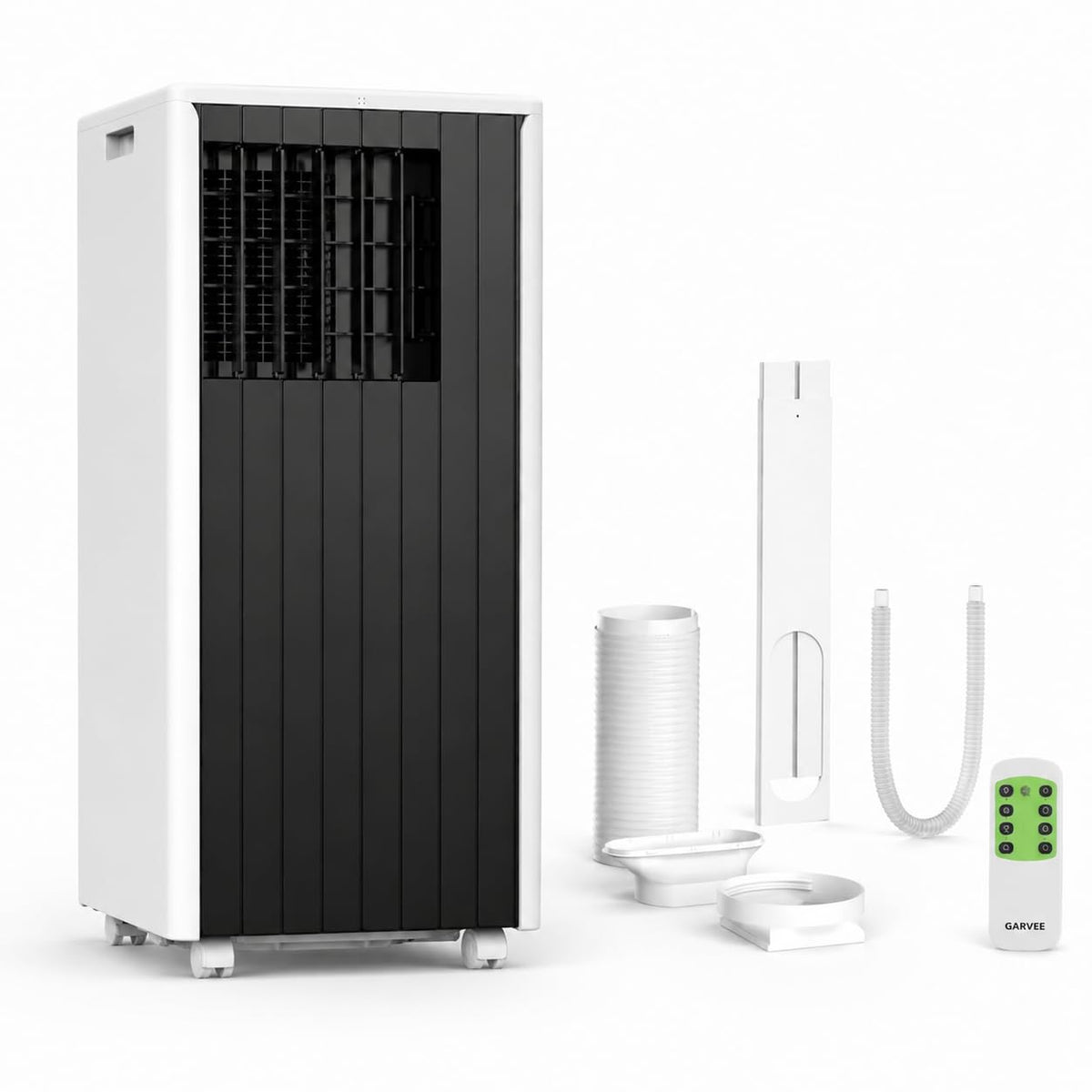 GarveeLife 14000 BTU Portable Air Conditioners, 4-in-1 Indoor AC Unit with Cooling, Dehumidifier, Fan, Follow Me, 24-Hour Timer, Remote Control & Window Kit for Bedroom, Home Office, Apartment,