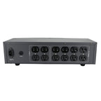 WAudio AC Noise Power Conditioner - Mains Purifier Audio Video Noise Filter Surge Protector with US Standard Sockets (Silver)