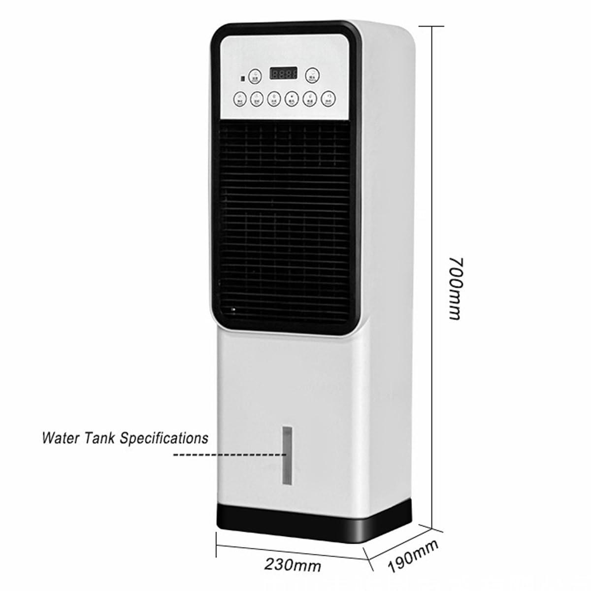 12000 BTU Portable Air Conditer Unit with Remote Control - Energy Class A Eative Coolers Cooling and Heating Mobile Heater Cooler Fan