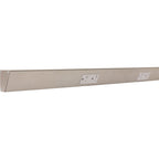 Task Lighting TR Series Angle Power Strip, 18 inch, 2 Dual Receptacles, Satin Nickel