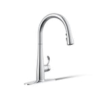 KOHLER Simplice Kitchen Sink Faucet w Pull Down Sprayer, Vibrant Stainless