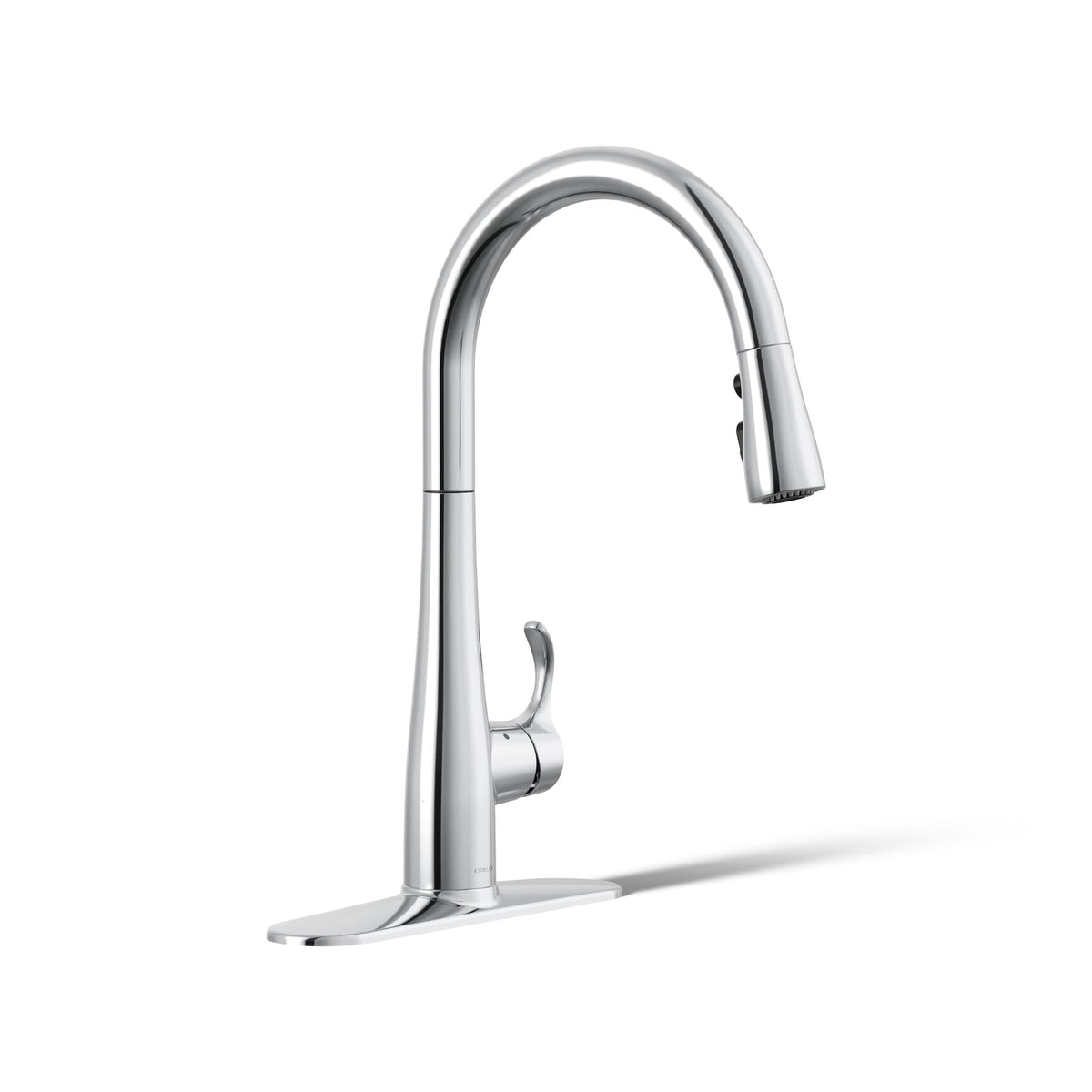 KOHLER Simplice Kitchen Sink Faucet w Pull Down Sprayer, Vibrant Stainless