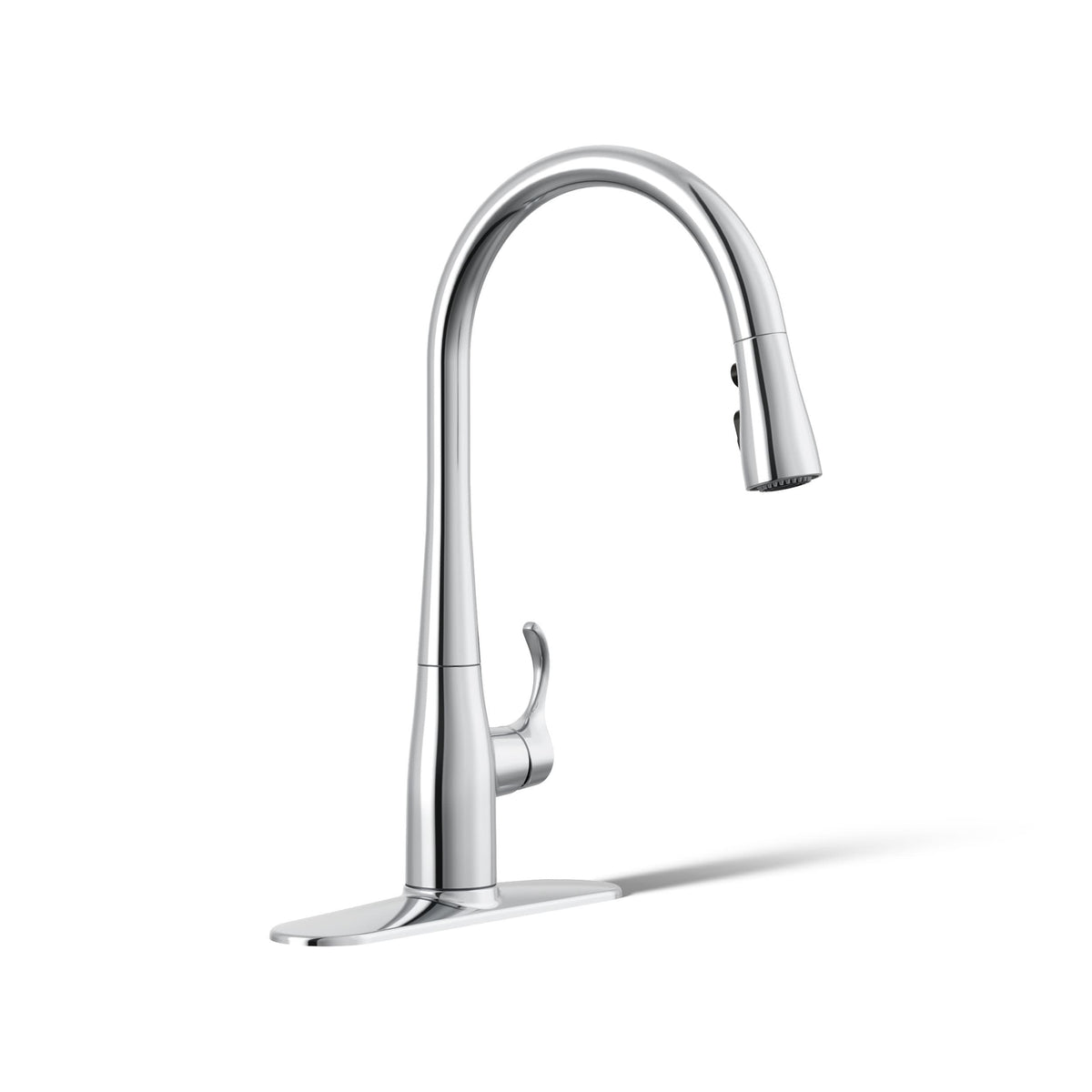 KOHLER Simplice Kitchen Sink Faucet w Pull Down Sprayer, Vibrant Stainless