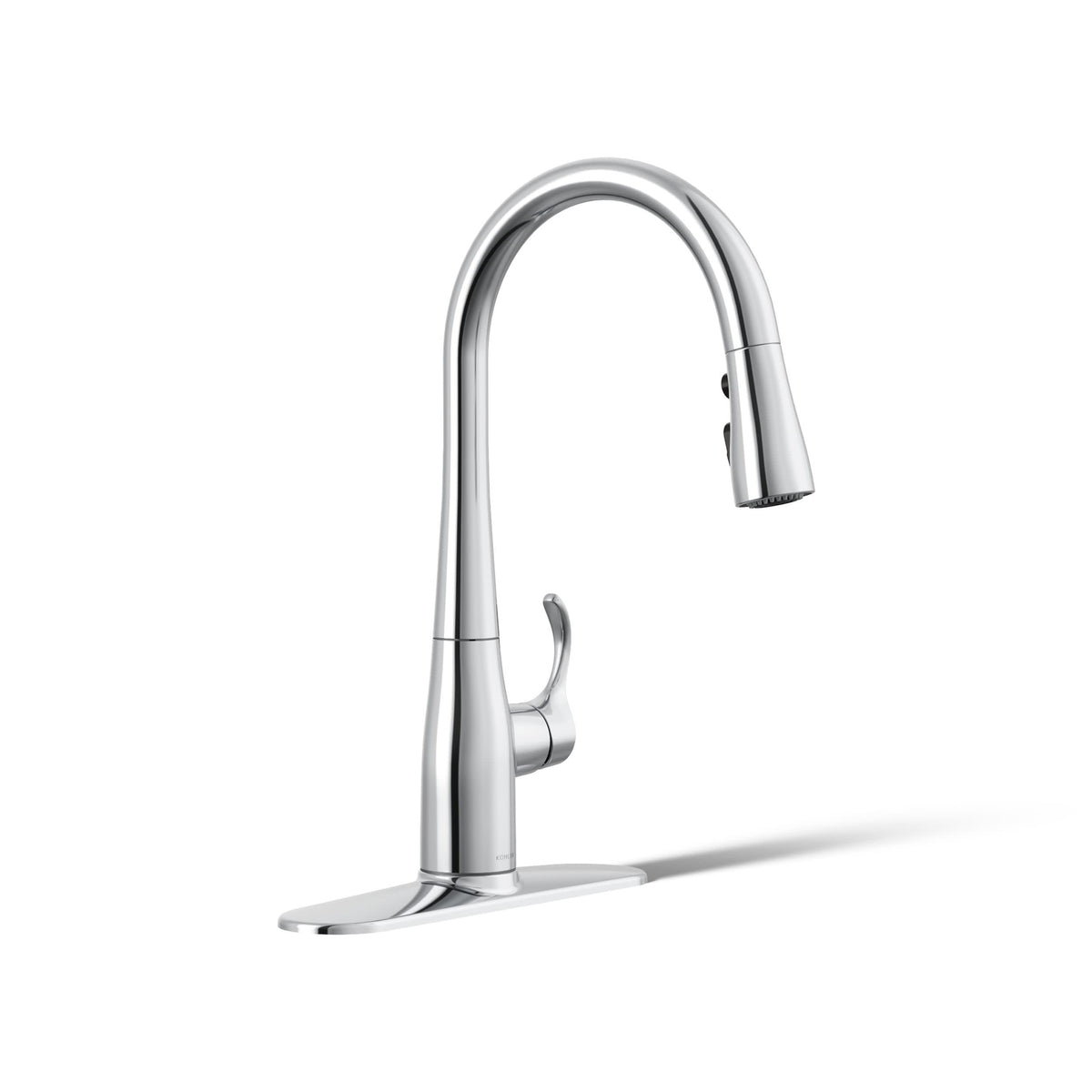 KOHLER Simplice Kitchen Sink Faucet w Pull Down Sprayer, Vibrant Stainless