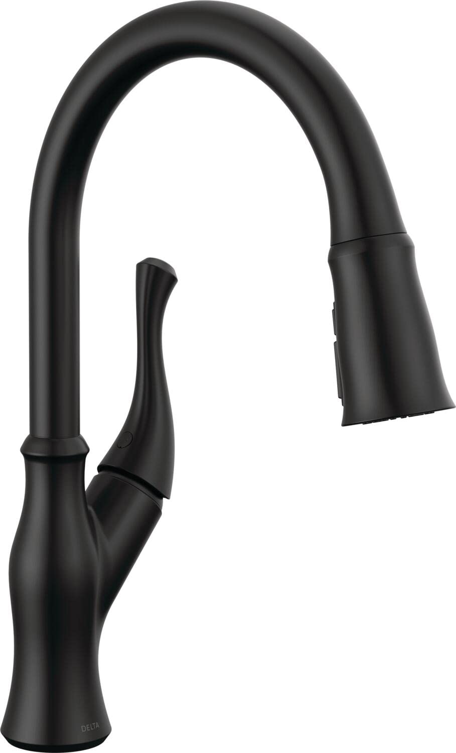 Delta Ophelia Oil Rubbed Bronze Kitchen Faucet with Pull Down Sprayer, Modern Single Hole Kitchen Sink Faucet, Single Handle, Venetian Bronze 19888Z-RB-DST