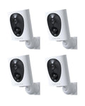 VIRTAVO 2K Security Cameras Wireless Outdoor, Battery Powered, 4pack