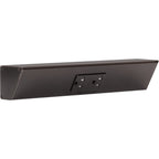 Task Lighting TR Series Angle Power Strip, 18 inch, 2 Dual Receptacles, Satin Nickel